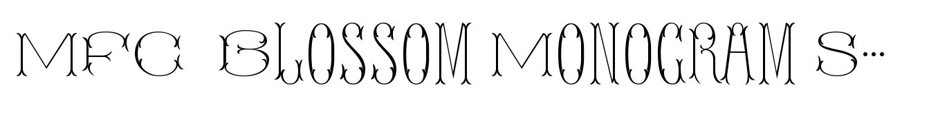 MFC Blossom Monogram Stencil